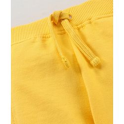 Babyhug Cotton Full Length Printed Lounge Pant - Yellow