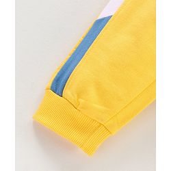 Babyhug Cotton Full Length Printed Lounge Pant - Yellow