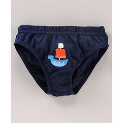 Babyhug  Cotton Stripes & Printed Briefs Pack of 5 - Multicolor