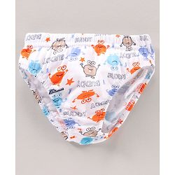 Babyhug  Cotton Stripes & Printed Briefs Pack of 5 - Multicolor