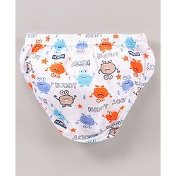 Babyhug  Cotton Stripes & Printed Briefs Pack of 5 - Multicolor