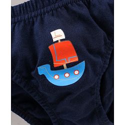 Babyhug  Cotton Stripes & Printed Briefs Pack of 5 - Multicolor