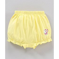 Babyhug Cotton Knit Bloomers Bunny Print Pack of 3 - Multicolour