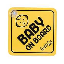 Firstcry Baby On Board Sign - Yellow