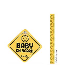 Firstcry Baby On Board Sign - Yellow