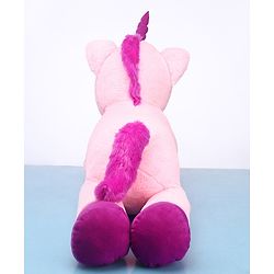 Babyhug Unicorn Soft Plush Toy Big - Length 100 cm | Giant Magical Unicorn Plush for Cuddles | Inspires Imaginative Play & Comfort | Soft & Kid-Safe | BIS Certified