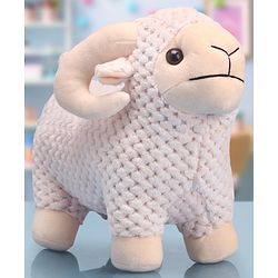 Babyhug Soft Sheep Toy | 30cm Adorable Plush Teddy with Super-Soft Fur | Perfect Stuffed Animal for Babies & Kids | Ideal Birthday Gift to Comfort | Birthday Gift For Kids | BIS Certified