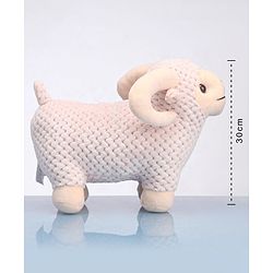 Babyhug Soft Sheep Toy | 30cm Adorable Plush Teddy with Super-Soft Fur | Perfect Stuffed Animal for Babies & Kids | Ideal Birthday Gift to Comfort | Birthday Gift For Kids | BIS Certified