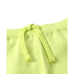 Babyhug Cotton Full Length Lounge Pants Text Print- Lime