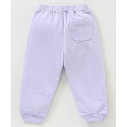 Babyhug Cotton Full Length Lounge Pant Solid - Lavender