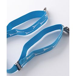 Babyhug Bow and Suspender Set Eiffel Tower Printed - Blue