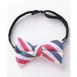 Babyhug Bow and Suspender Set Stripes - Beige