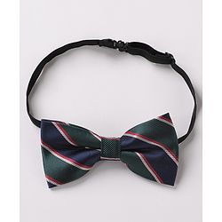 Babyhug Bow and Suspender Set Polka Dots Printed - Green