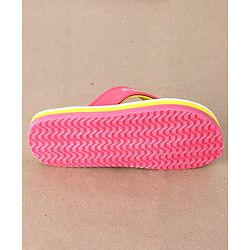 Cute Walk by Babyhug Flip Flops Balloon Art Print - Pink & Yellow