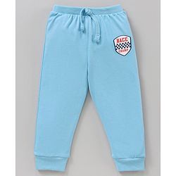 Babyhug Cotton Full Length Lounge Pants Star Print Pack of 2 - Navy Blue