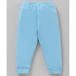 Babyhug Cotton Full Length Lounge Pants Star Print Pack of 2 - Navy Blue