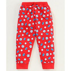 Babyhug Full Length Lounge Pant Ball Print Pack of 3 - Multicolor