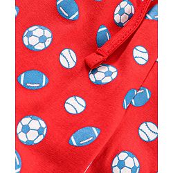 Babyhug Full Length Lounge Pant Ball Print Pack of 3 - Multicolor