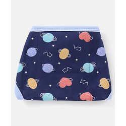 Babyhug Interlock Dyed Printed Cloth Nappies Extra Small Set of 5 - Multicolour