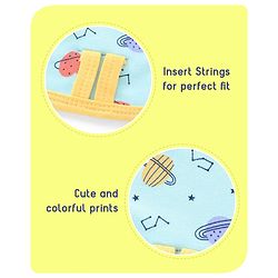 Babyhug Interlock Dyed Printed Cloth Nappies Extra Small Set of 5 - Multicolour