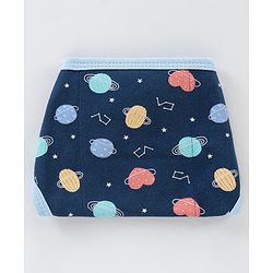 Babyhug Interlock Dyed Printed Cloth Nappies Extra Small Set of 5 - Multicolour