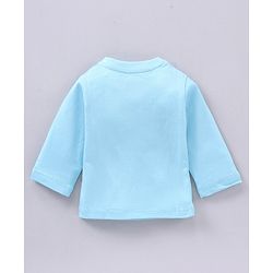 Babyhug Full Sleeves T-shirt Olaf Print - Light Blue