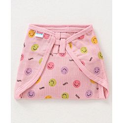 Babyhug Muslin Cotton Dyed Printed Cloth Nappies Extra Small Set of 5 - Multicolour