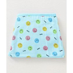 Babyhug Muslin Cotton Dyed Printed Cloth Nappies Extra Small Set of 5 - Multicolour