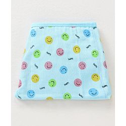 Babyhug Muslin Cotton Dyed Printed Cloth Nappies Extra Small Set of 12 - Multicolour