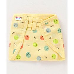 Babyhug Muslin Cotton Dyed Printed Cloth Nappies Extra Small Set of 12 - Multicolour