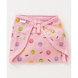Babyhug Muslin Cotton Dyed Printed Cloth Nappies Extra Small Set of 12 - Multicolour