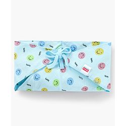 Babyhug Muslin Cloth Nappy Smiley Print Large Set Of 5 - Multicolor