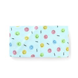 Babyhug Muslin Cloth Nappy Smiley Print Large Set Of 5 - Multicolor