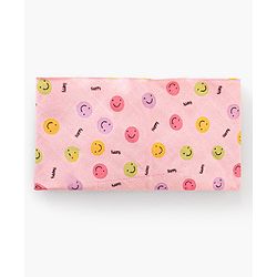 Babyhug Muslin Cloth Nappy Smiley Print Large Set Of 5 - Multicolor