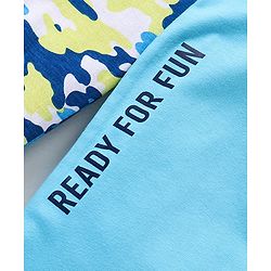 Babyhug Cotton Knit Full Length Solid &   Camouflage Printed Lounge Pants Pack Of 3 - Multicolour