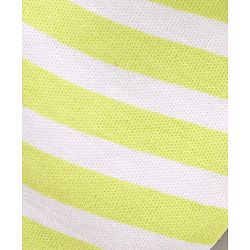 Babyhug 100 % Cotton Cap Mittens and Booties Stripes Print Green - Diameter 12 cm