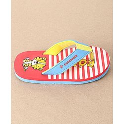 Cute Walk by Babyhug Flip Flops Tiger Print - Pink