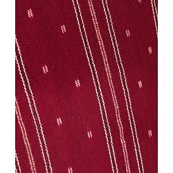 Babyhug Three Fourth Sleeve Handloom Stripe Kurta With Dobby Dhoti- MaroonBabyhug Three Fourth Sleeve Handloom Stripe Kurta With Dobby Dhoti- Maroon