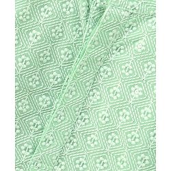 Babyhug Full Sleeves Kurta And Dhoti Thread Embroidery - Green & White