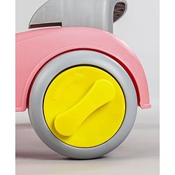 Babyhug Zest Musical Baby Walker With Adjustable Height  Toy Bar & Anti Fall Protection- Pink & White