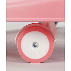 Babyhug Zest Musical Baby Walker With Adjustable Height  Toy Bar & Anti Fall Protection- Pink & White