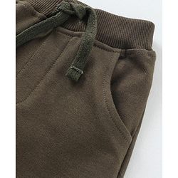 Babyhug Full Sleeves T-Shirt & Lounge Pant cactus Print - Blue & Olive Green