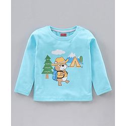 Babyhug Cotton Knit Full Sleeves T-Shirts Multi-Prints Pack of 3 - Multicolour