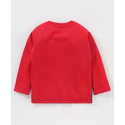 Babyhug Full Sleeves Tee Text Print Pack of 3 - Red White