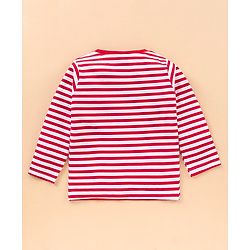Babyhug Full Sleeves Tee Construction Vehicle Print Pack of 3 - Navy Blue Light Grey Red