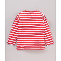 Babyhug Cotton Full Sleeves T-Shirt Stripes Print Pack of 3 - Multicolour