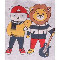 Babyhug Cotton Full Sleeves T-Shirt Stripes Print Pack of 3 - Multicolour