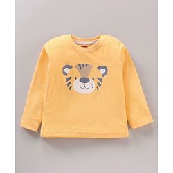 Babyhug Cotton Knit Full Sleeves Animal Printed T Shirts Pack Of 5 - Multicolour