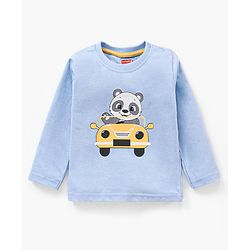 Babyhug Cotton Jersey Knit Full Sleeves T-Shirts Driving Cartoons Printed Pack of 5 - Multicolour