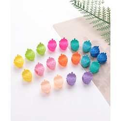 Babyhug Free Size Fruit Shaped Clips  Pack of 20 - Multicolor